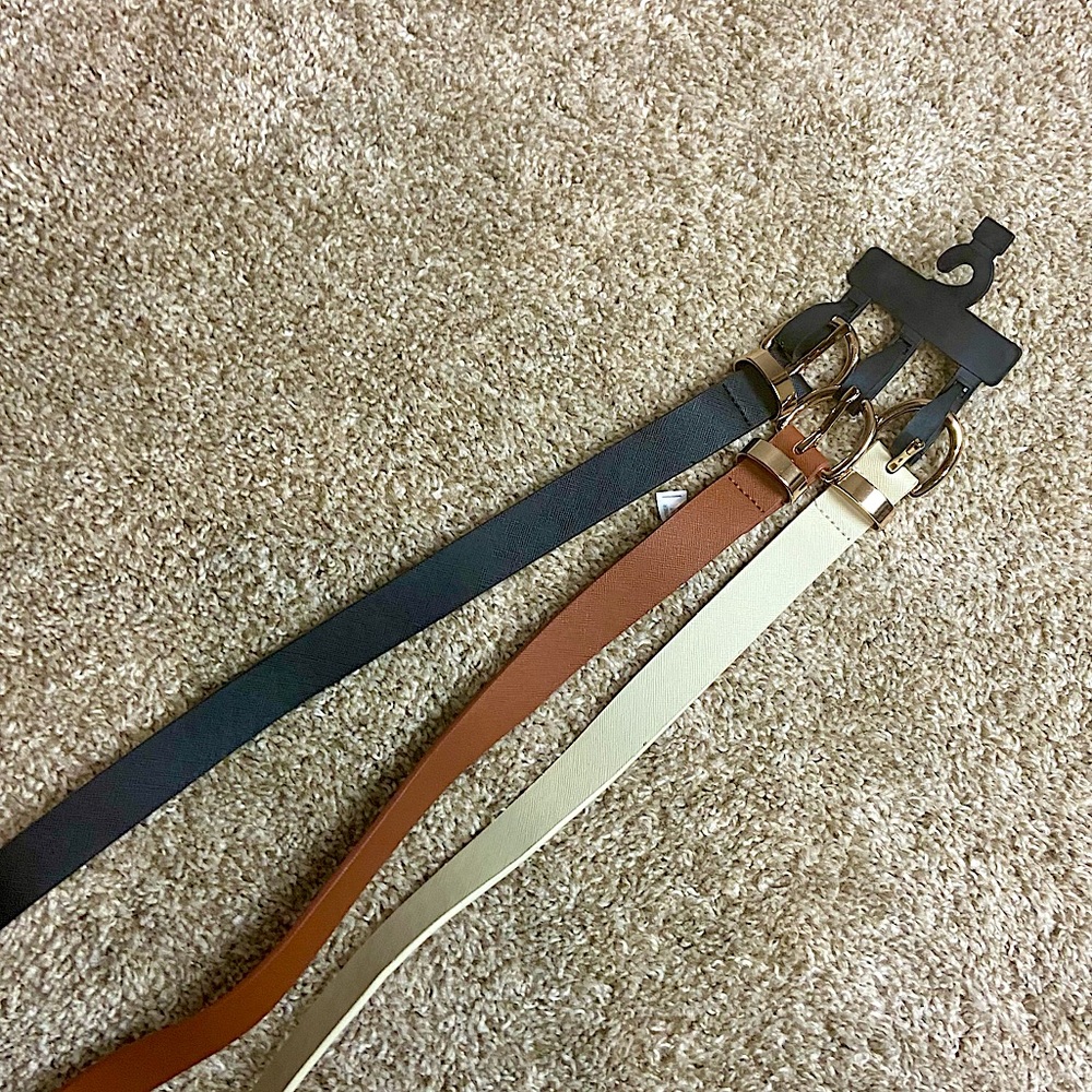 Pack of 3 belts